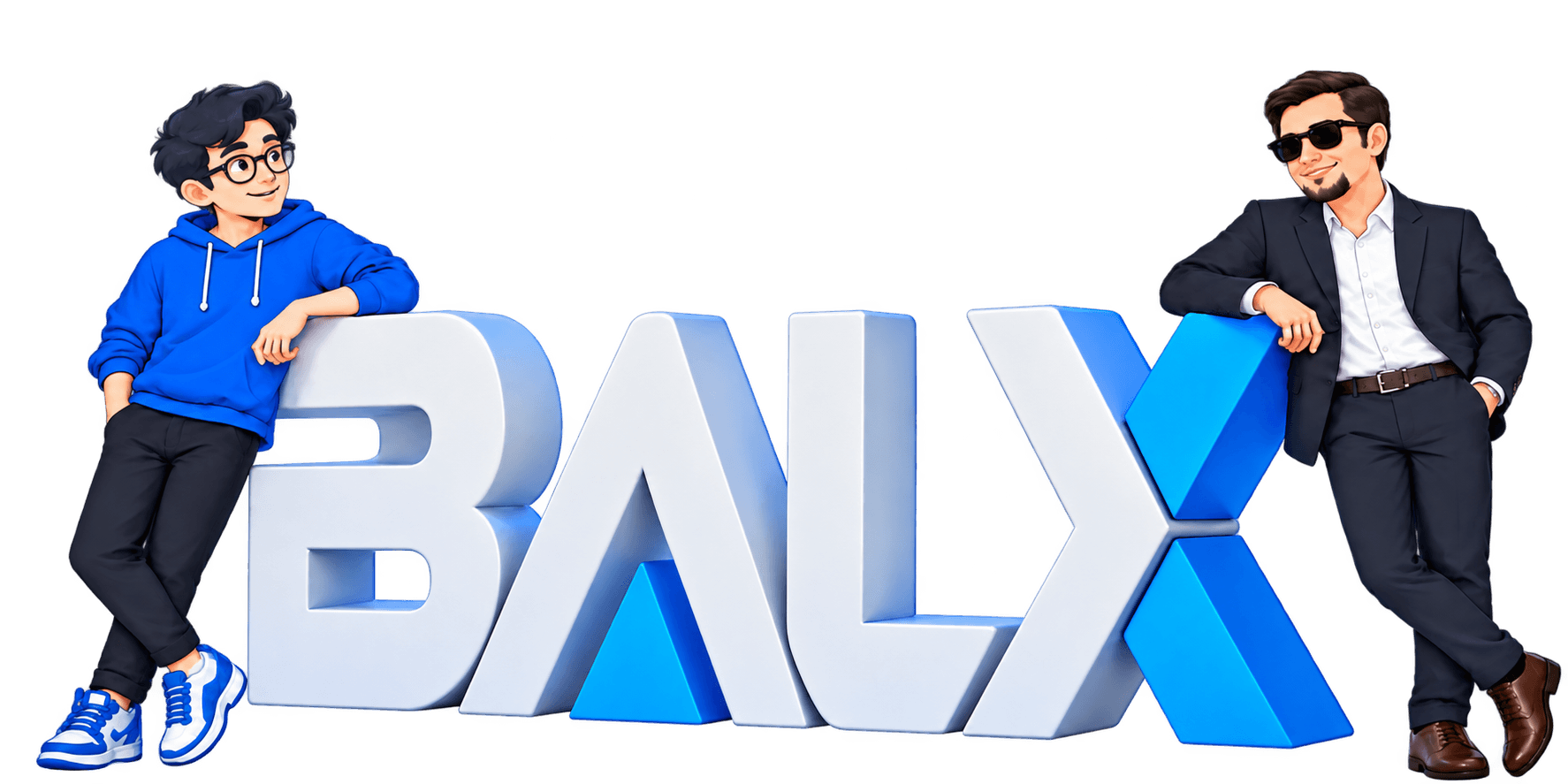 BALX Infrastructure 3D Sculpture and Characters